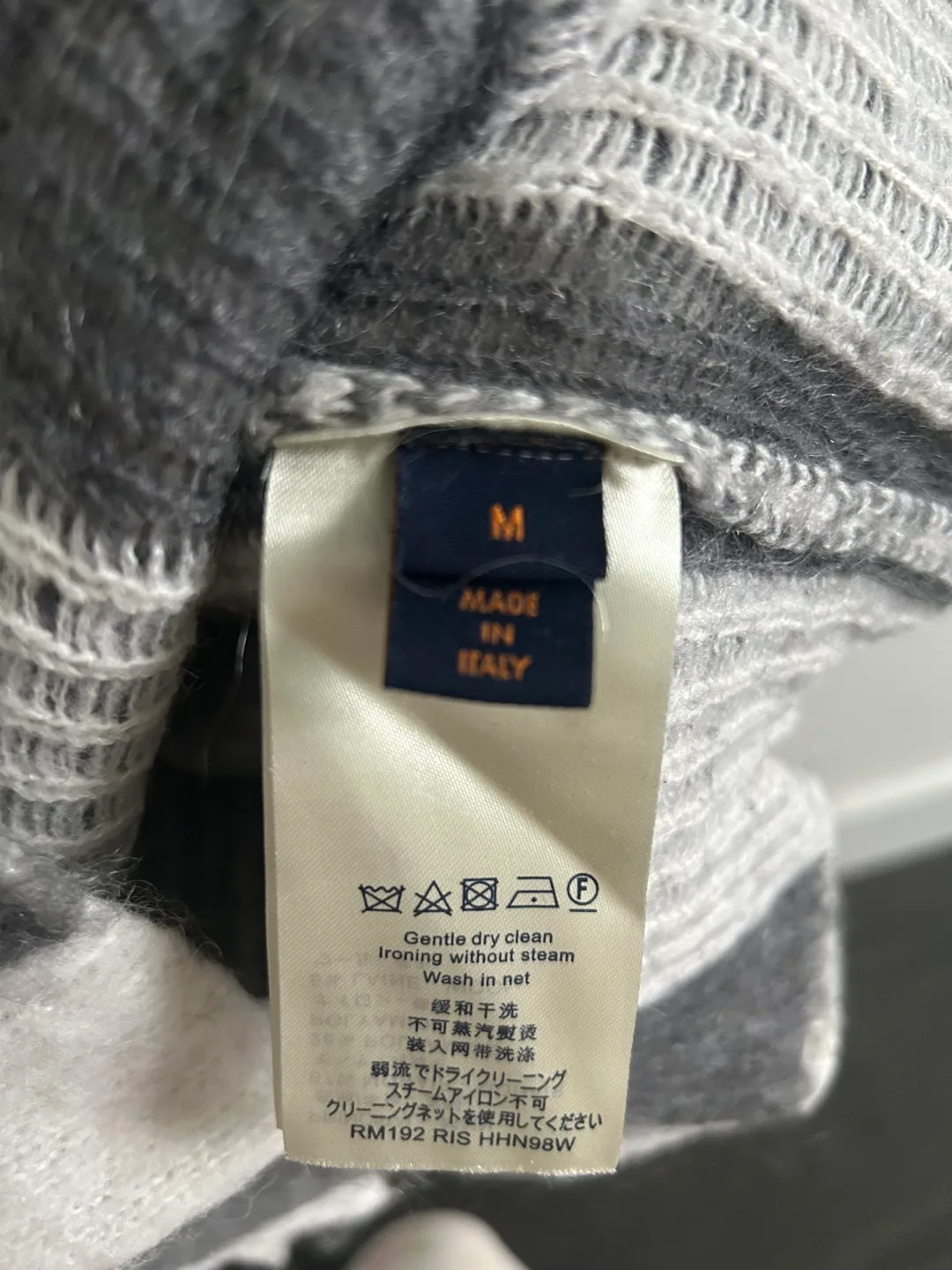 Women/ Men's Mohair Blend Sweater - American Flag Design image indicator(3)