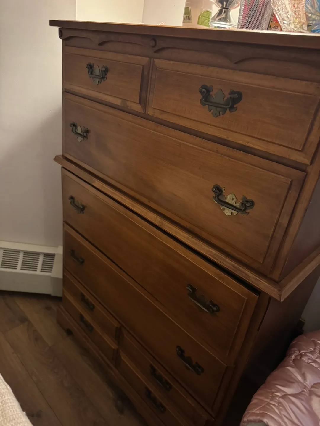 Tall Wooden Chest of Drawers image indicator(3)