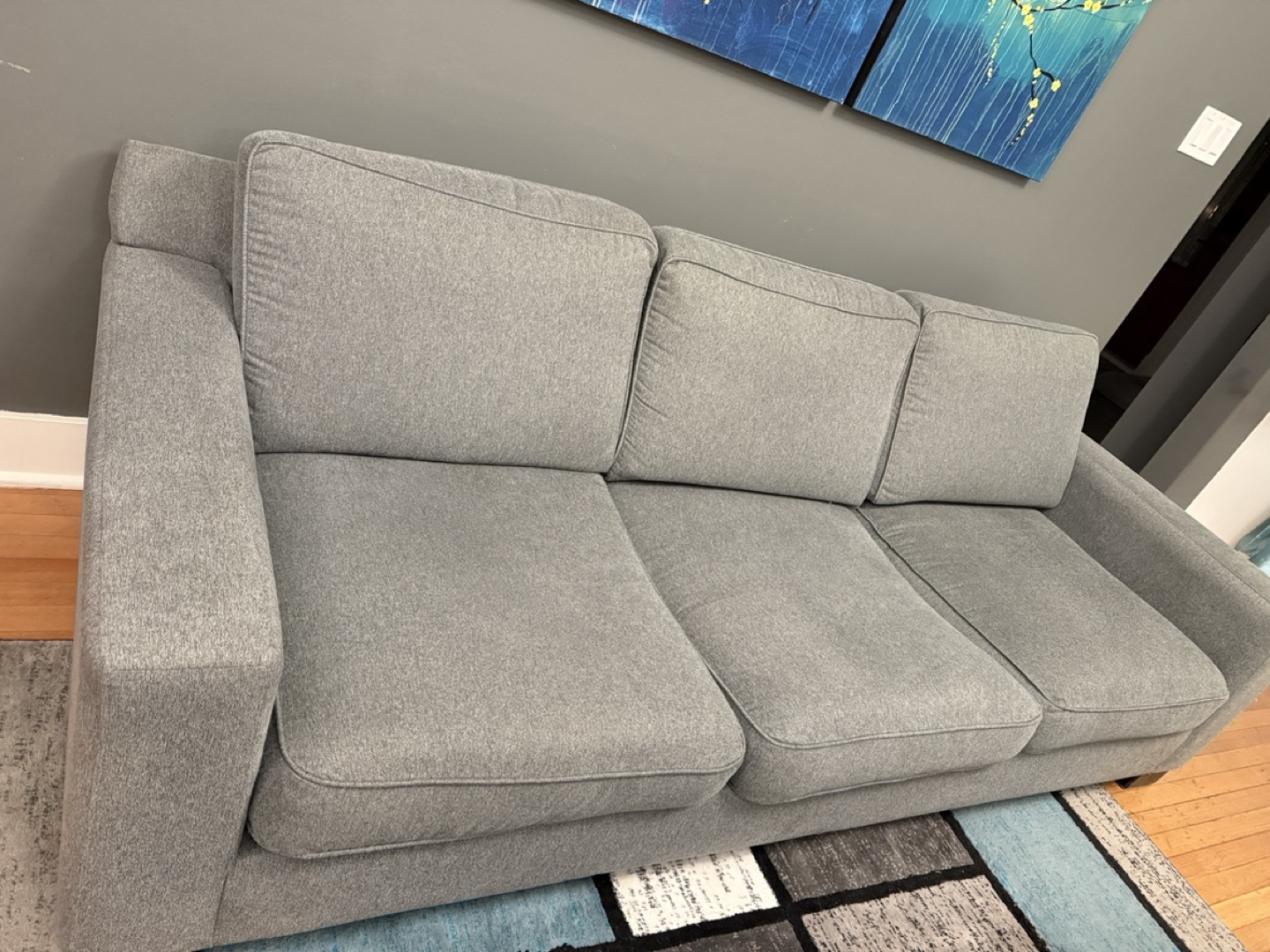 Grey Fabric Sofa
