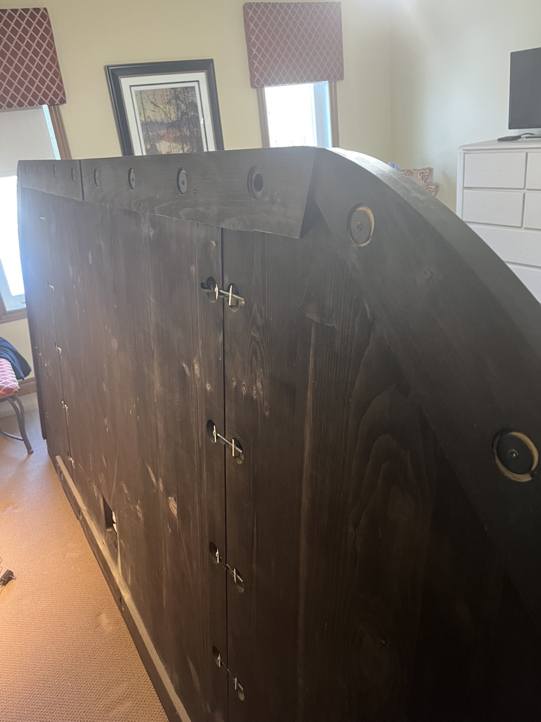 King-size wall mount headboard/nightstands - photo 4