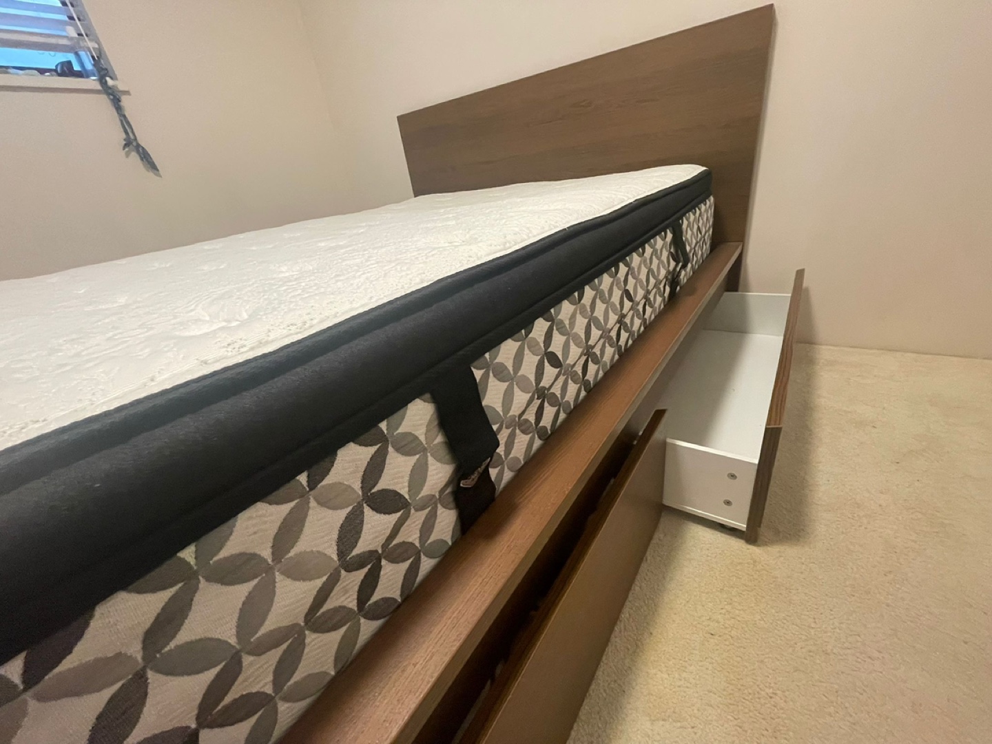 MALM Full Bed Frame with 4 Drawers - photo 2