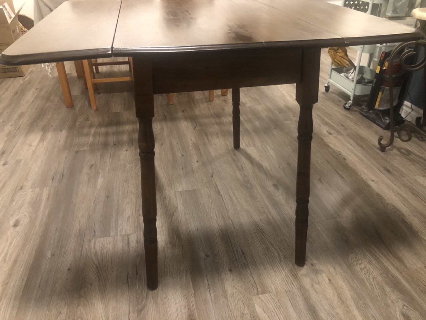 Vintage Wooden Drop Leaf Table - photo 2