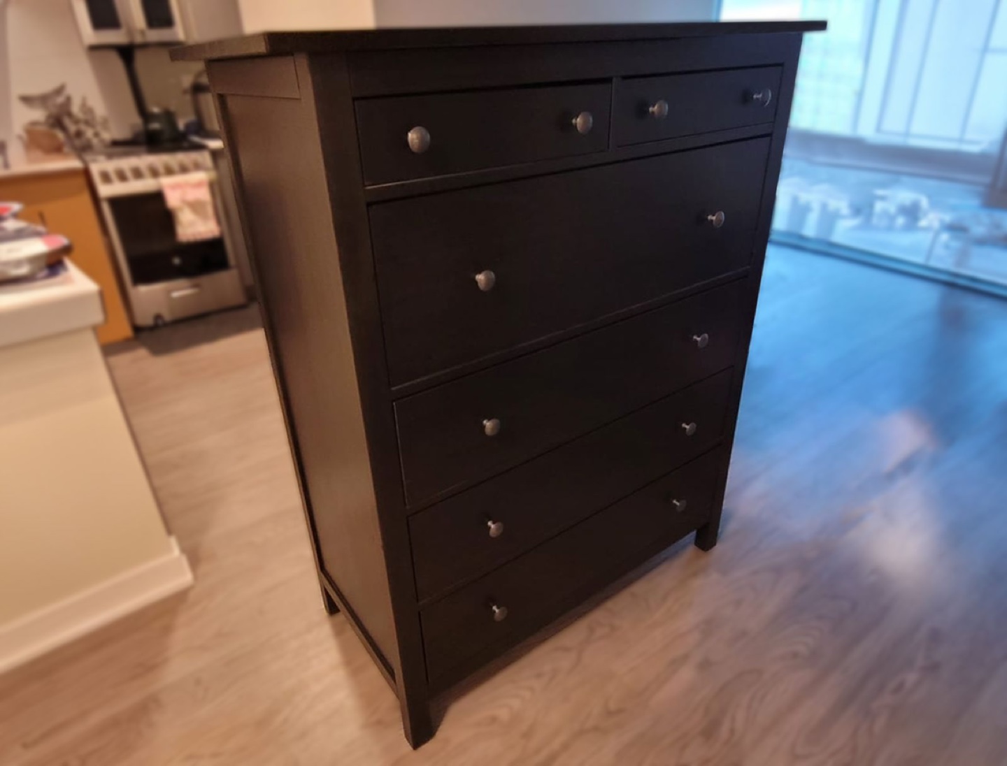 6-Drawer dresser Dark Brown - photo 2