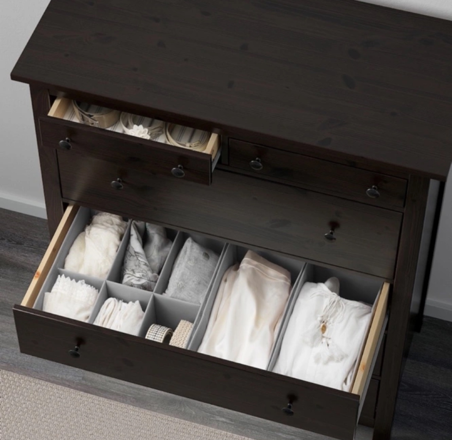 6-Drawer dresser Dark Brown - photo 5