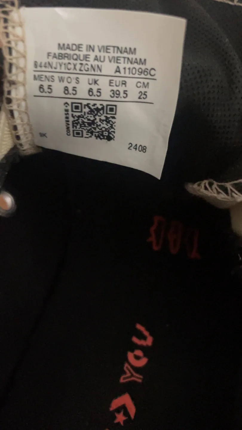 Converse Slip-On Sneakers - Black and Beige image indicator(2)