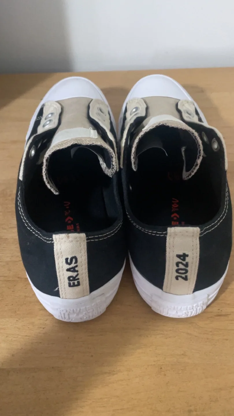 Converse Slip-On Sneakers - Black and Beige image indicator(3)