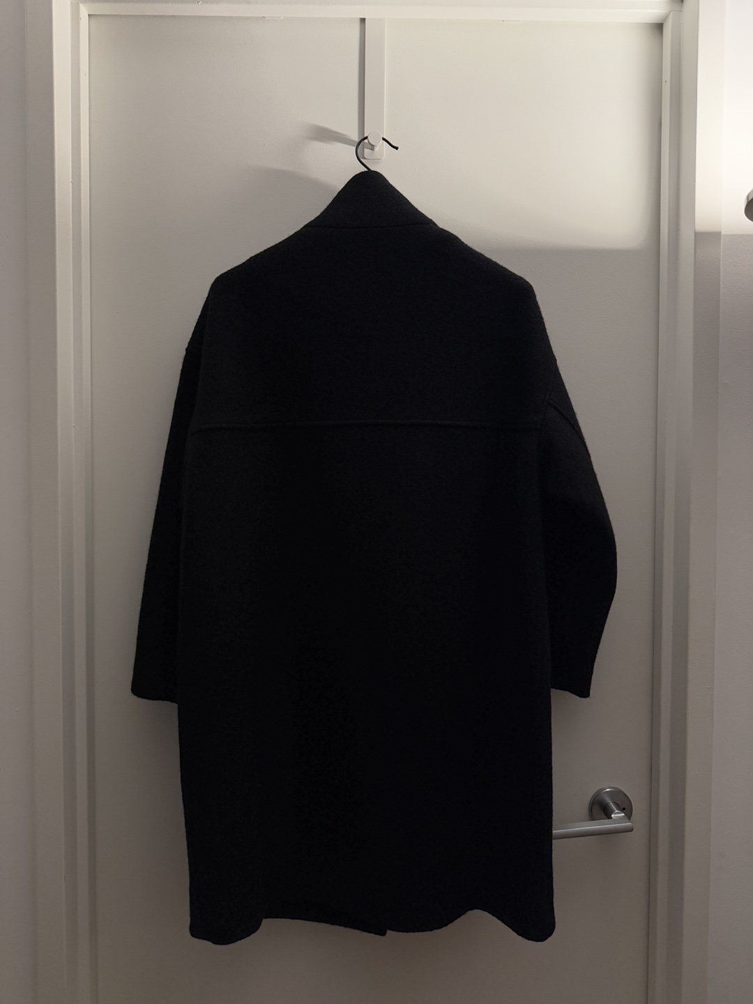 COS Funnel Neck 100% Wool Coat, XS - photo 3
