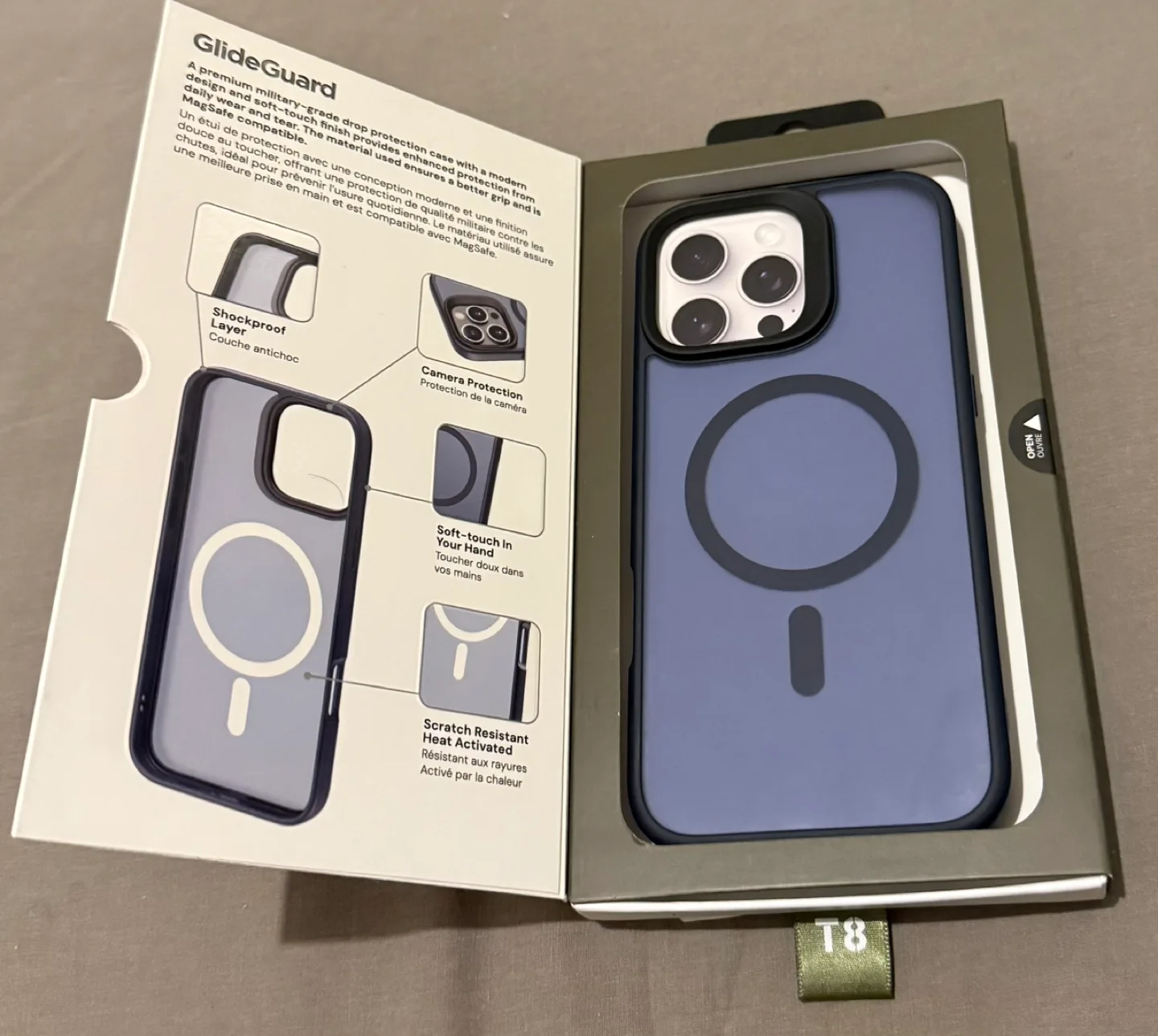 iPhone 16 Pro Max Tuff8 Mag GlideGuard Case - MagSafe Compatible image indicator(2)