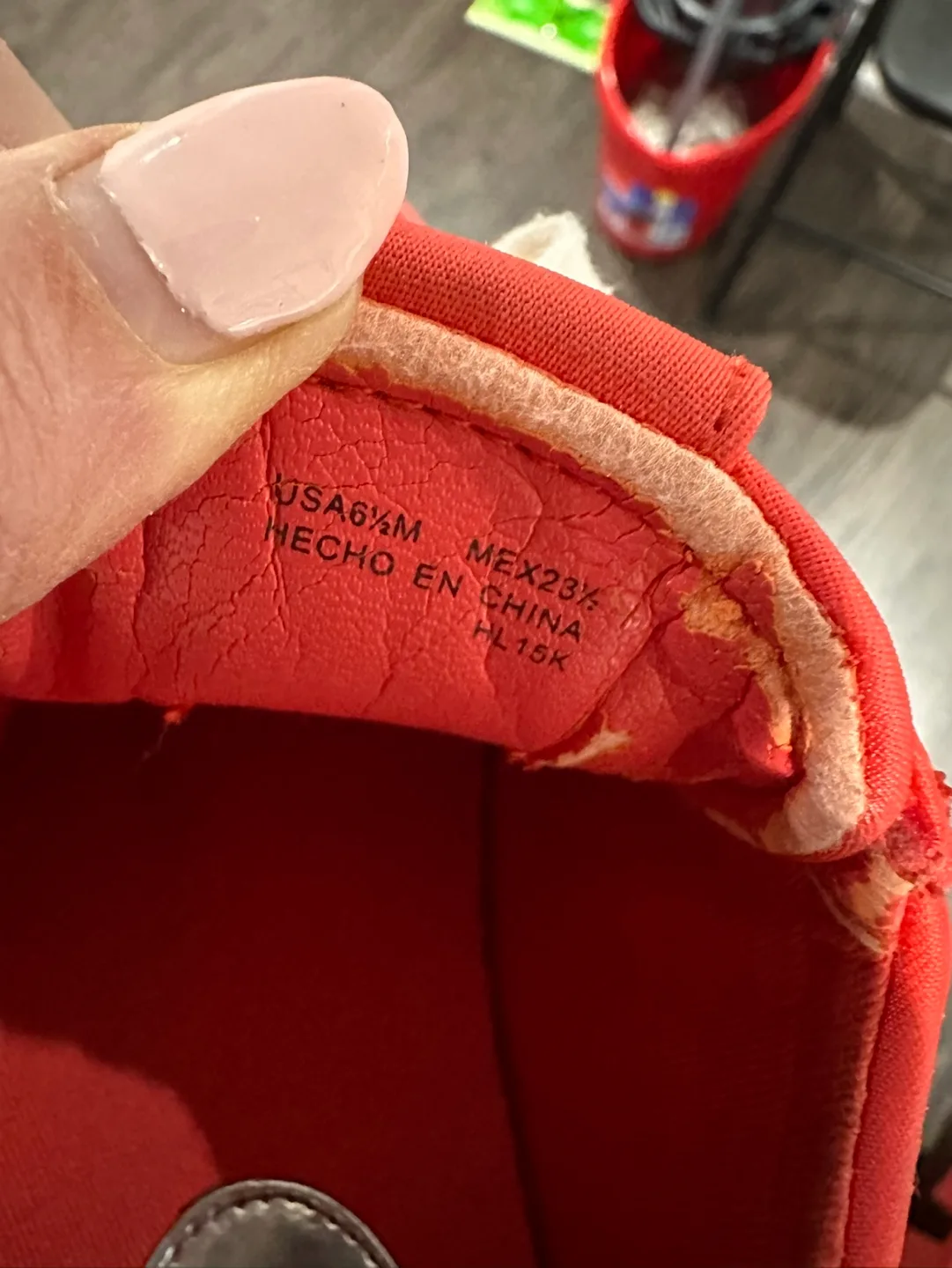 Michael Kors Women's Red and White Sneakers - Size 6M image indicator(5)