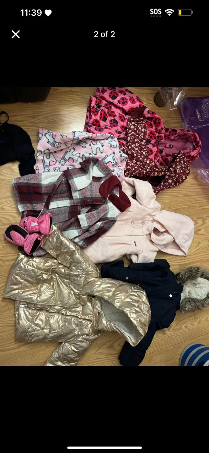 Bundle of Girls' Winter Coats and Accessories image indicator(2)
