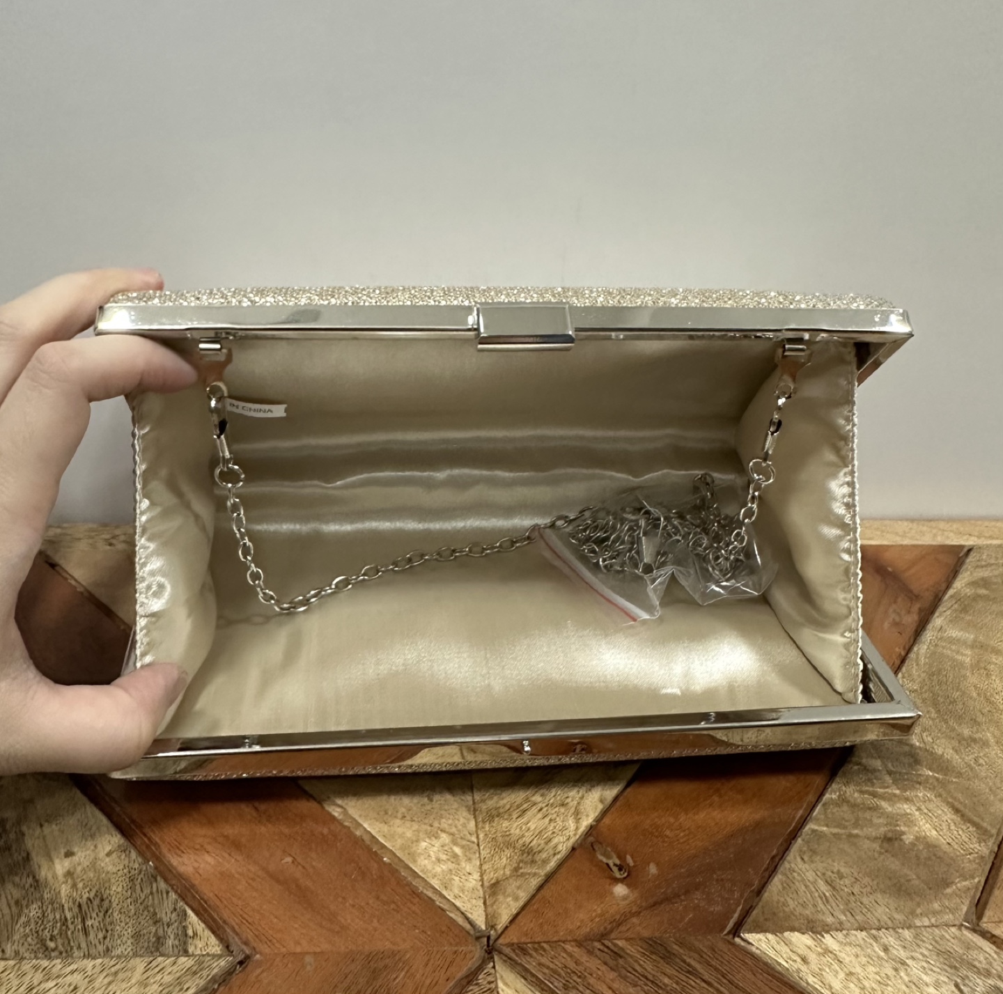 Sparkly Gold Clutch Purse - photo 4