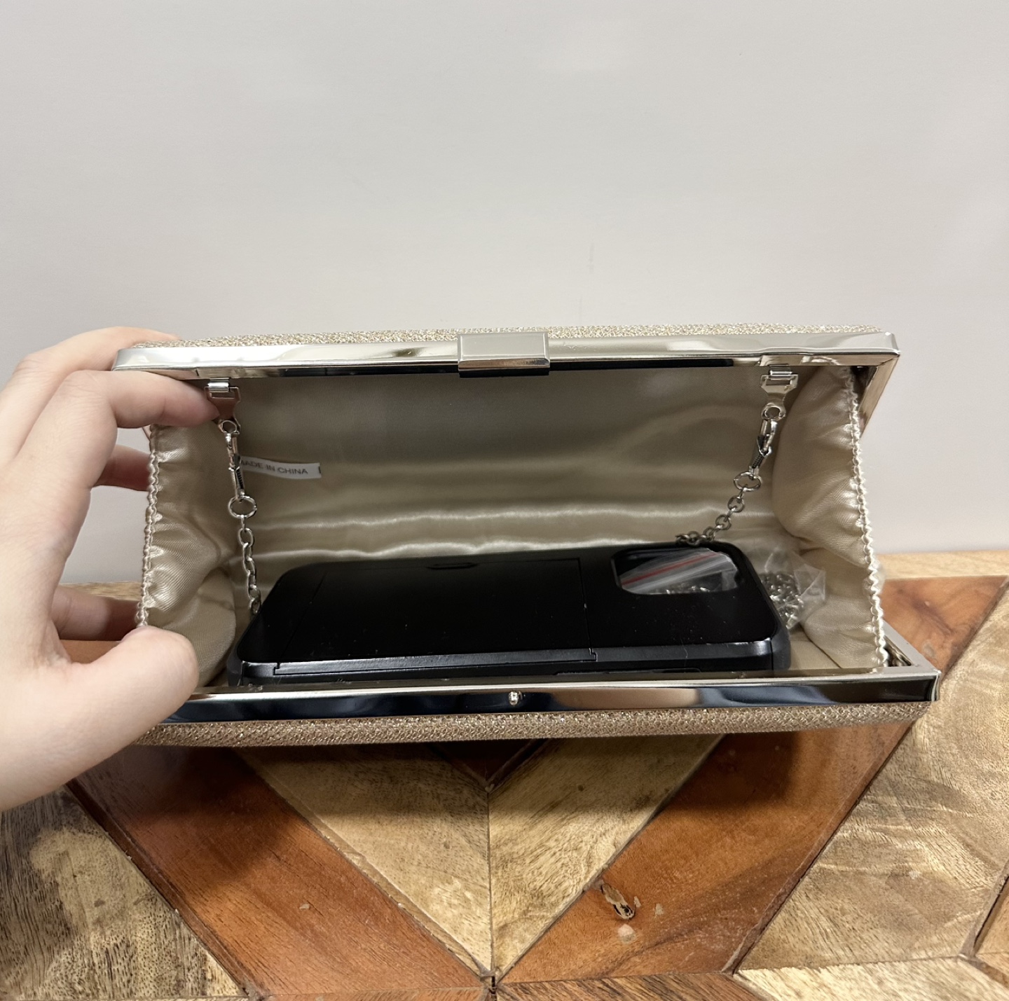 Sparkly Gold Clutch Purse - photo 5