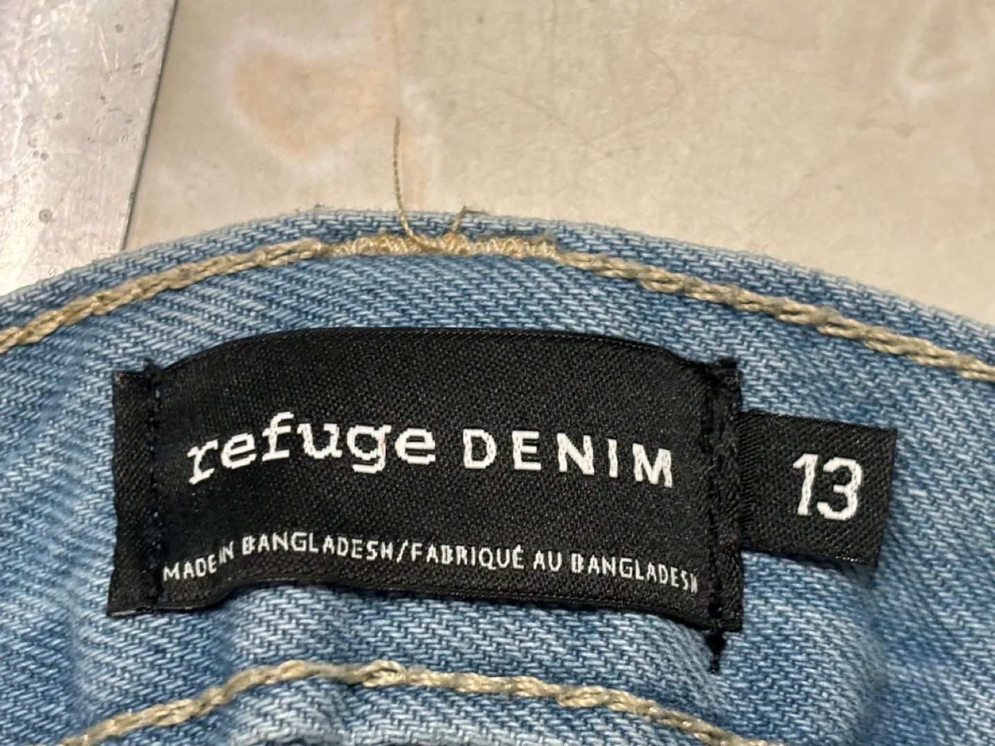 (Brand New) Refuge Denim Wide Baggy Leg Jeans image indicator(3)