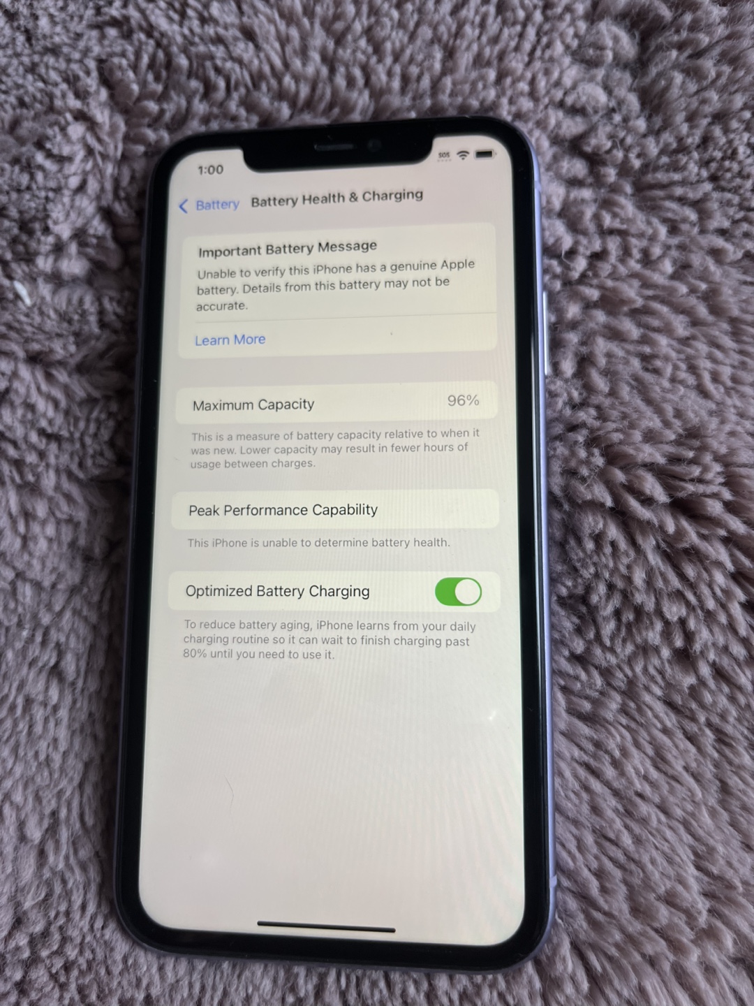 iPhone 11 64GB Lilac - Excellent Condition - photo 4