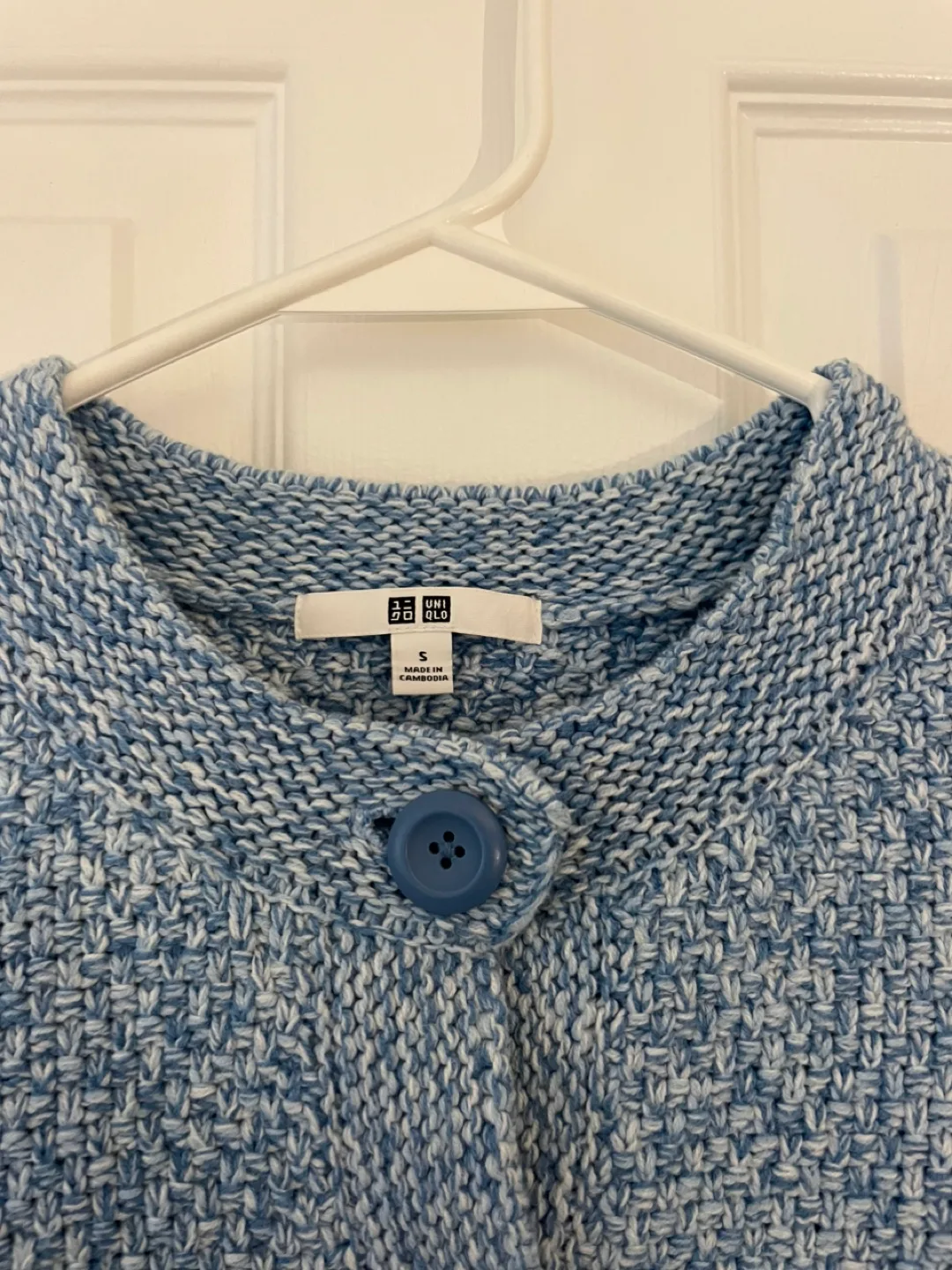 Uniqlo Blue Cardigan/Knitted Jacket image indicator(3)