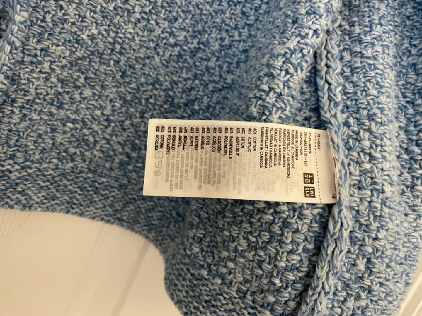 Uniqlo Blue Cardigan/Knitted Jacket image indicator(5)