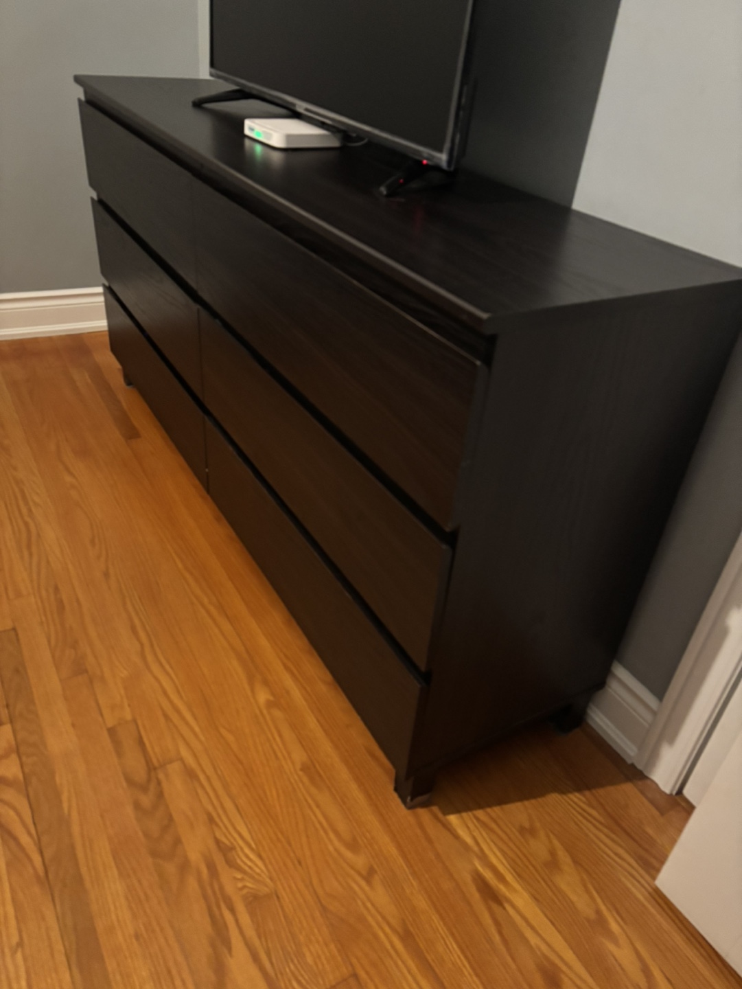 IKEA MALM 6-Drawer Dresser - Black-Brown - photo 3