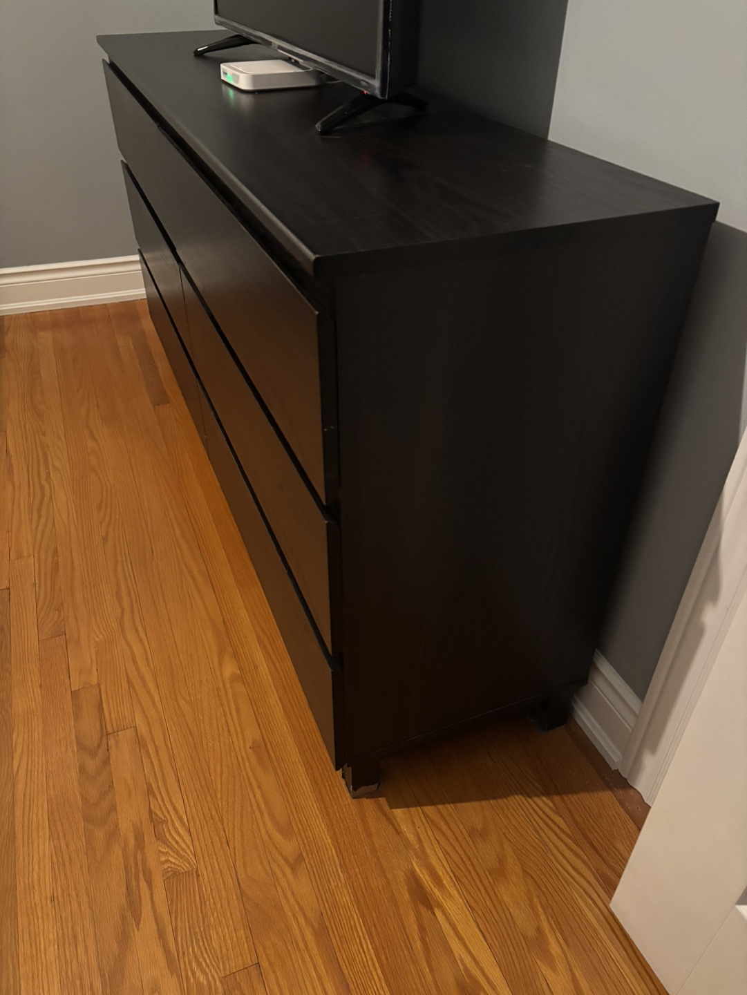 IKEA MALM 6-Drawer Dresser - Black-Brown - photo 2