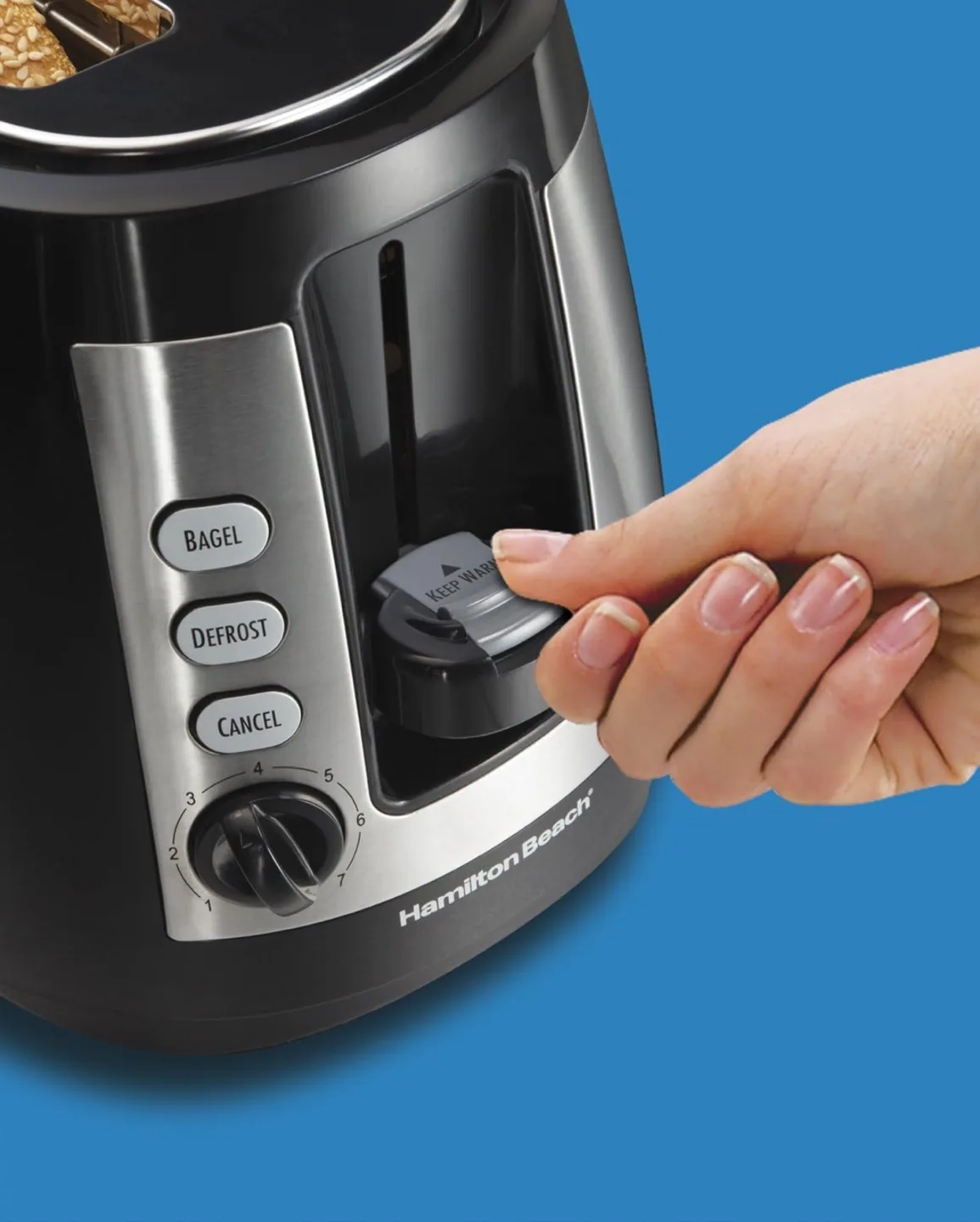 2 Slice Toaster with Warm Mode image indicator(6)