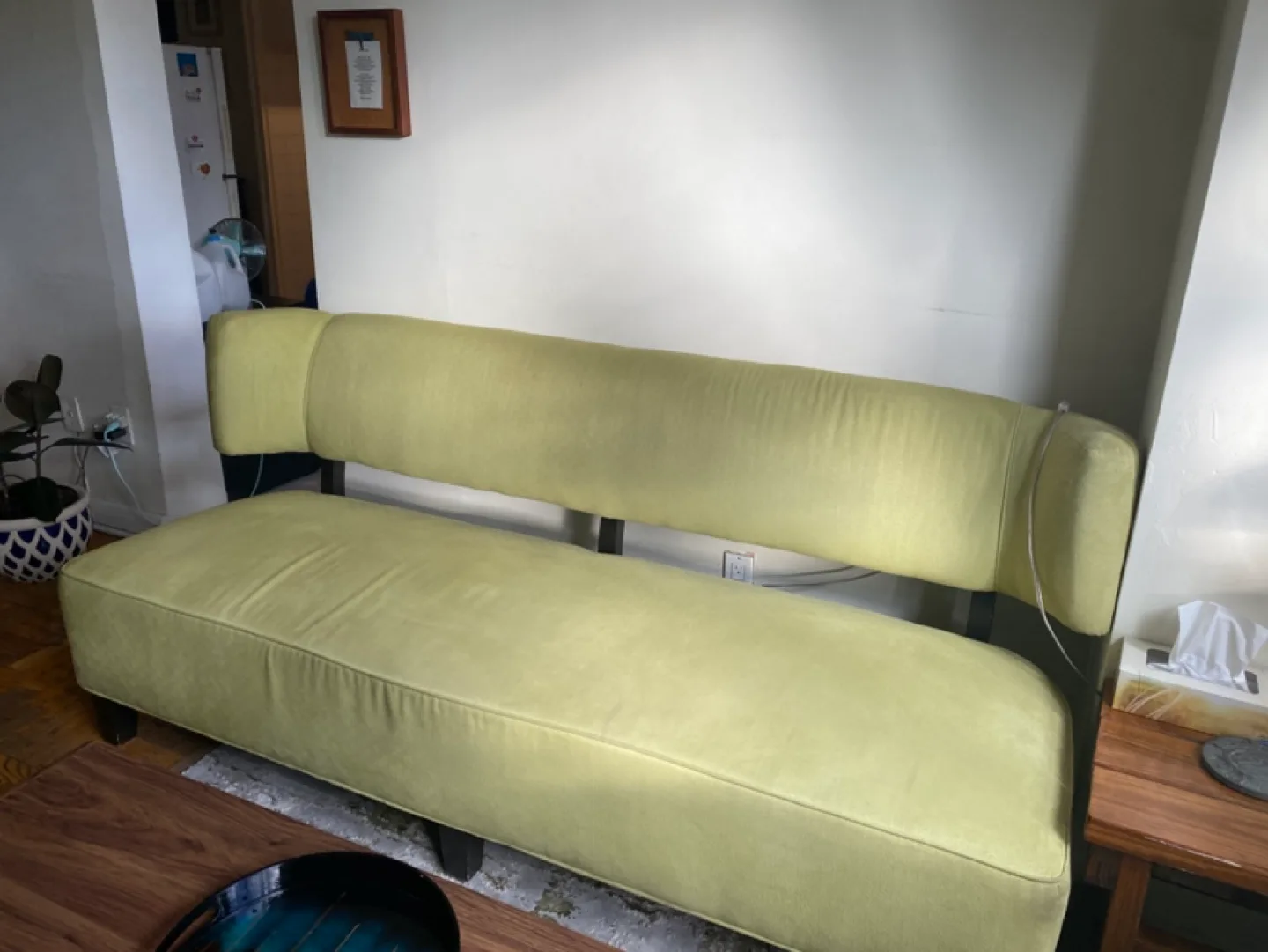 Mid-Century Modem Light Green Sofa image indicator(5)