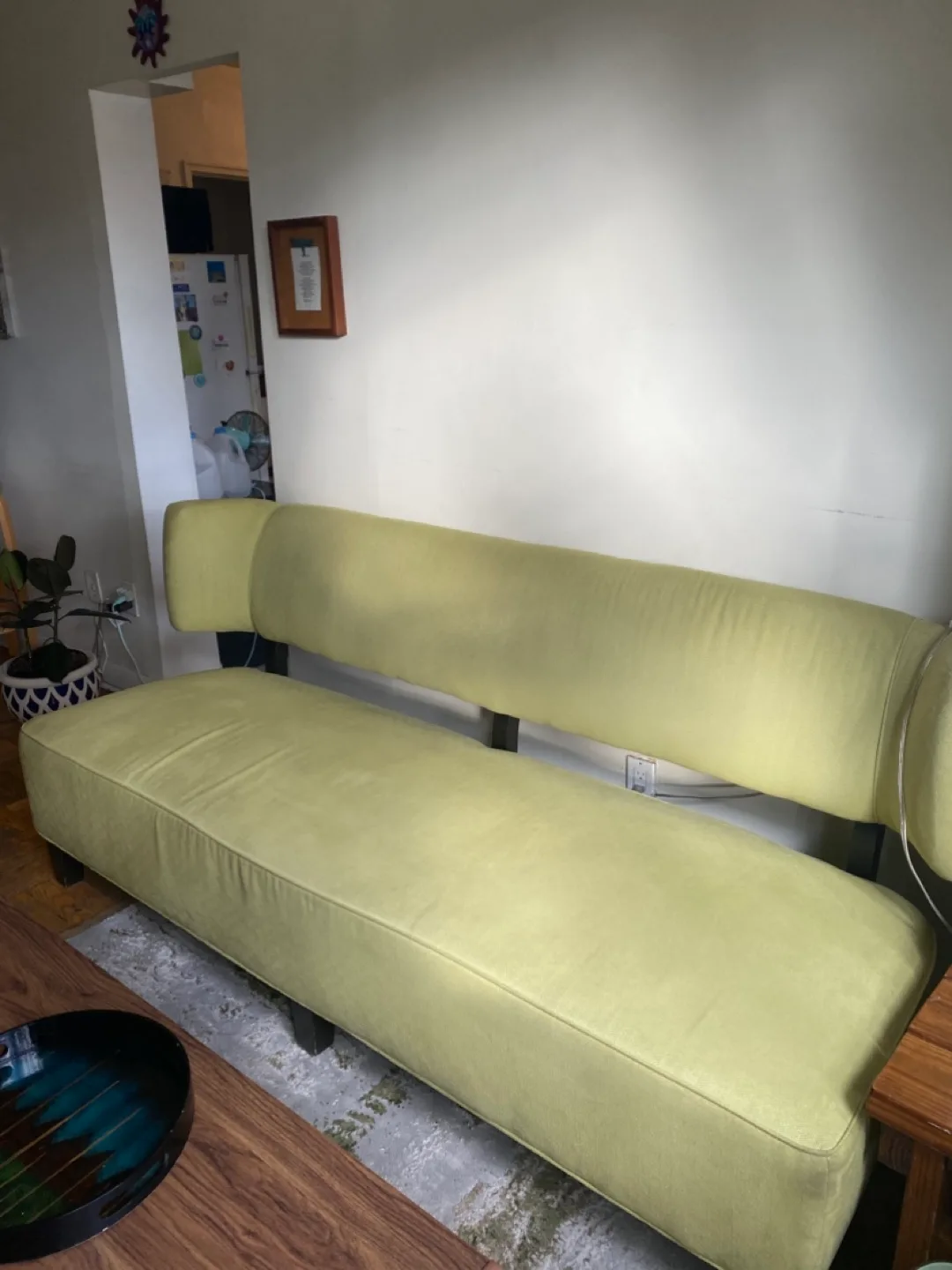 Mid-Century Modem Light Green Sofa image indicator(4)