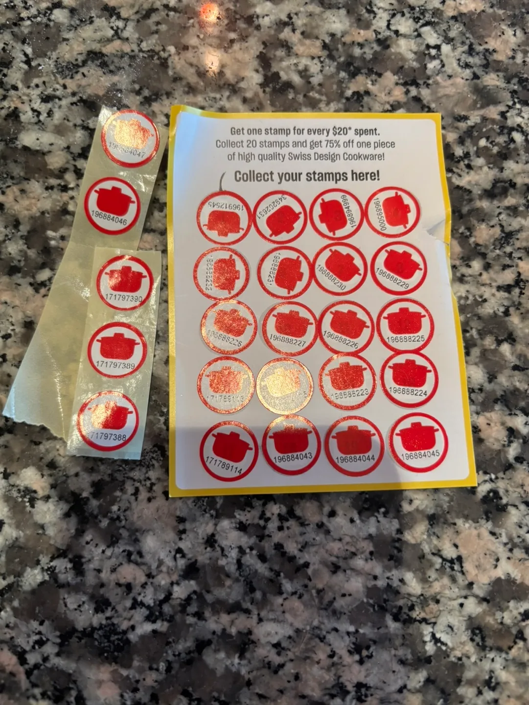 Cookware Collection Stamps - Collect & Save! thumbnail