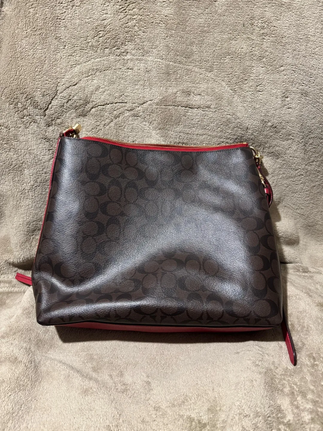 COACH Marlon Hobo in Signature Canvas image indicator(3)