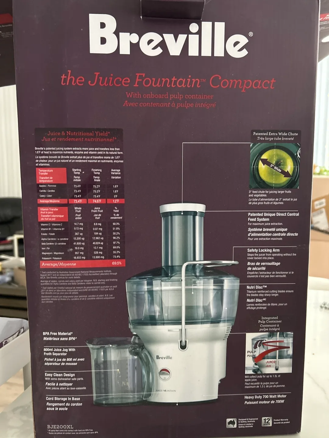 Breville Juice Fountain Compact Juicer image indicator(3)