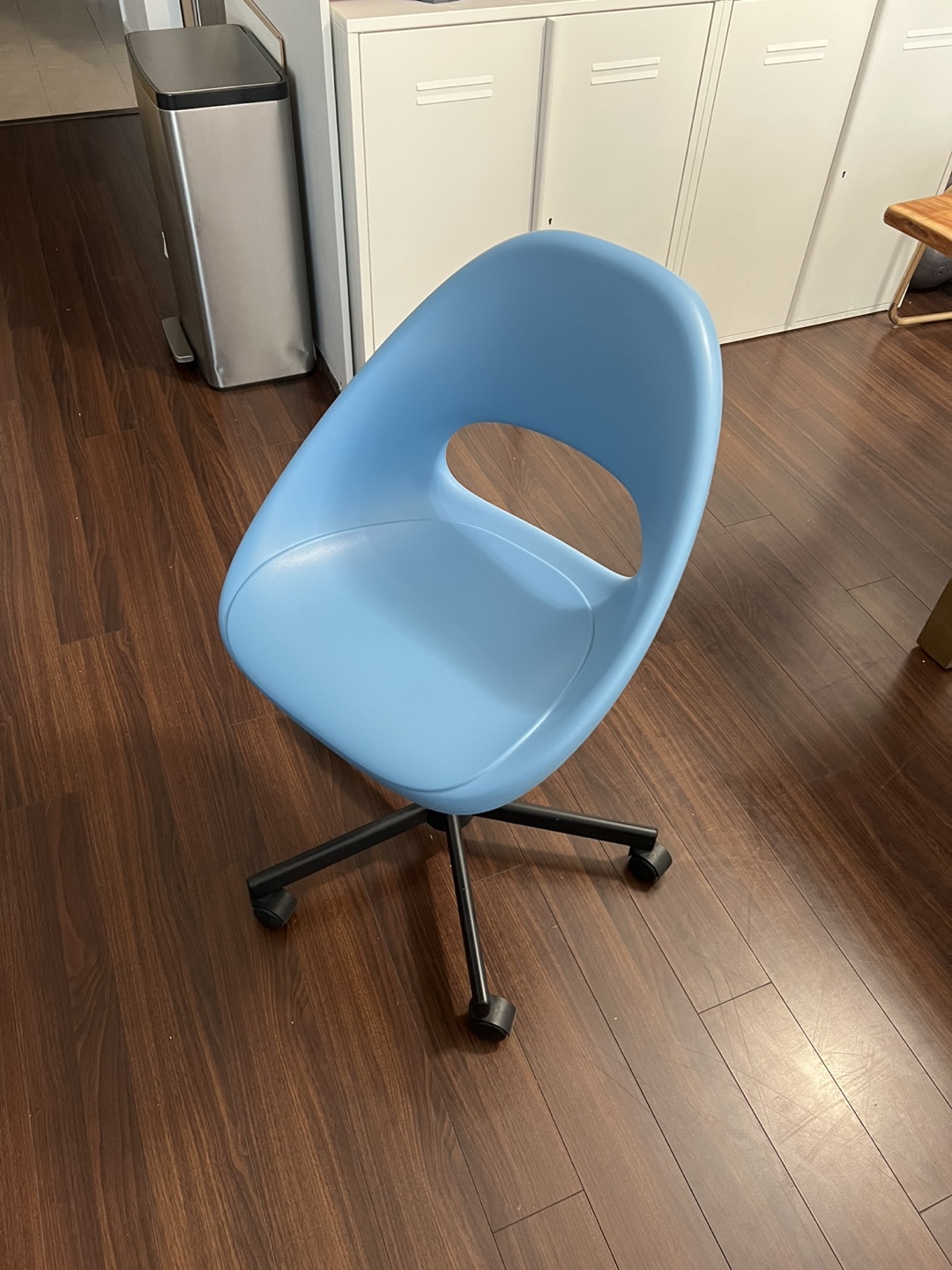 Modern Swivel Desk Chair - Light Blue