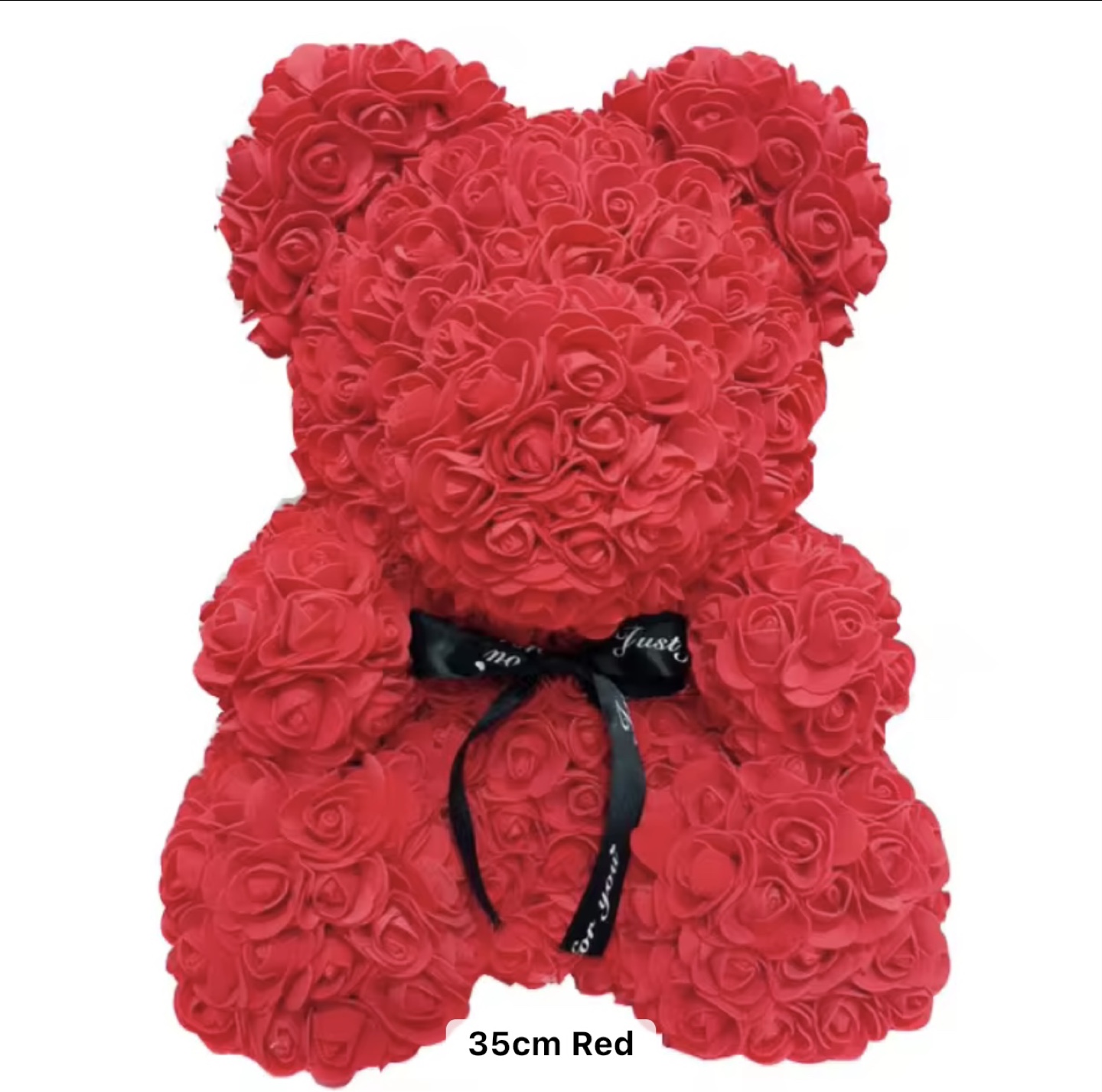 35cm Red Rose Bear (NEW)