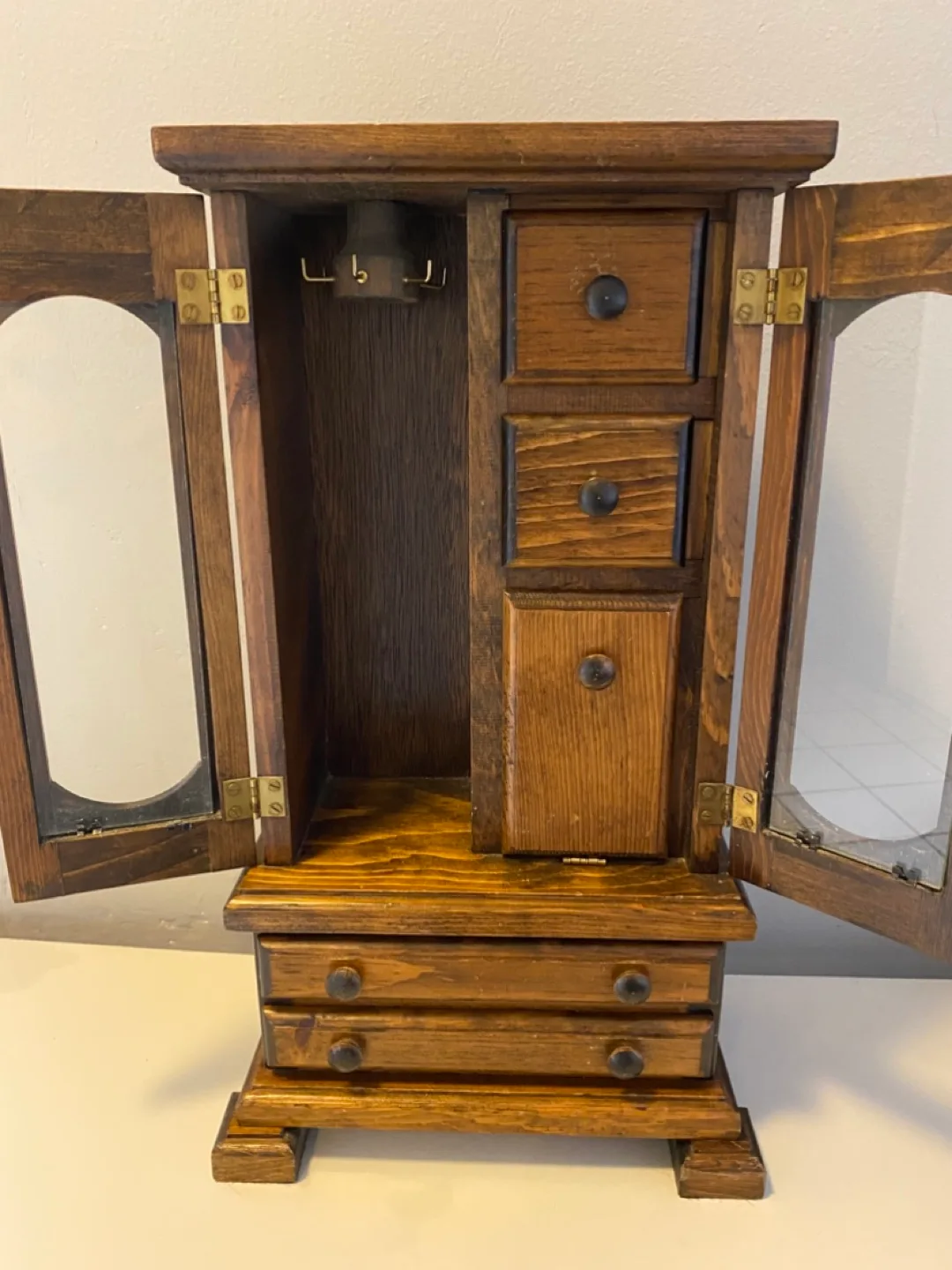 Vintage Wooden Jewellery Armoire image indicator(4)