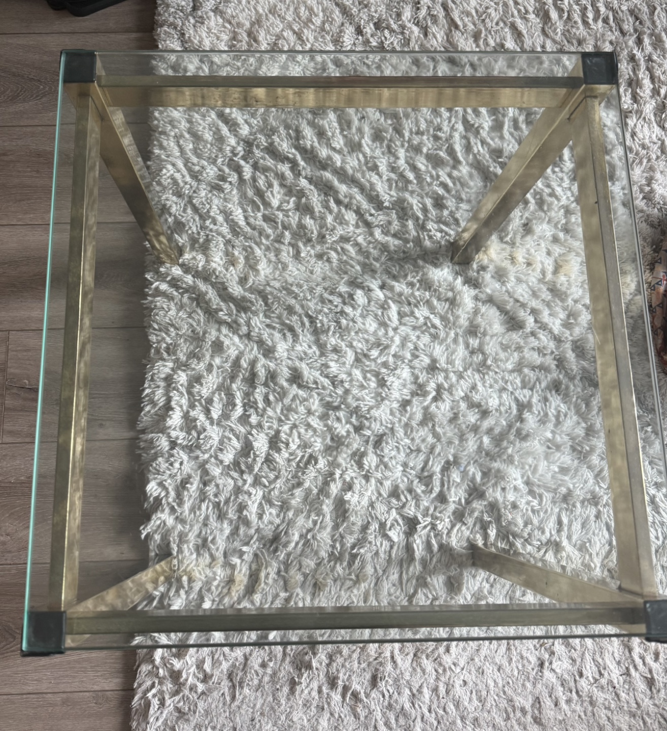 Gold and Glass Coffee Table - photo 2