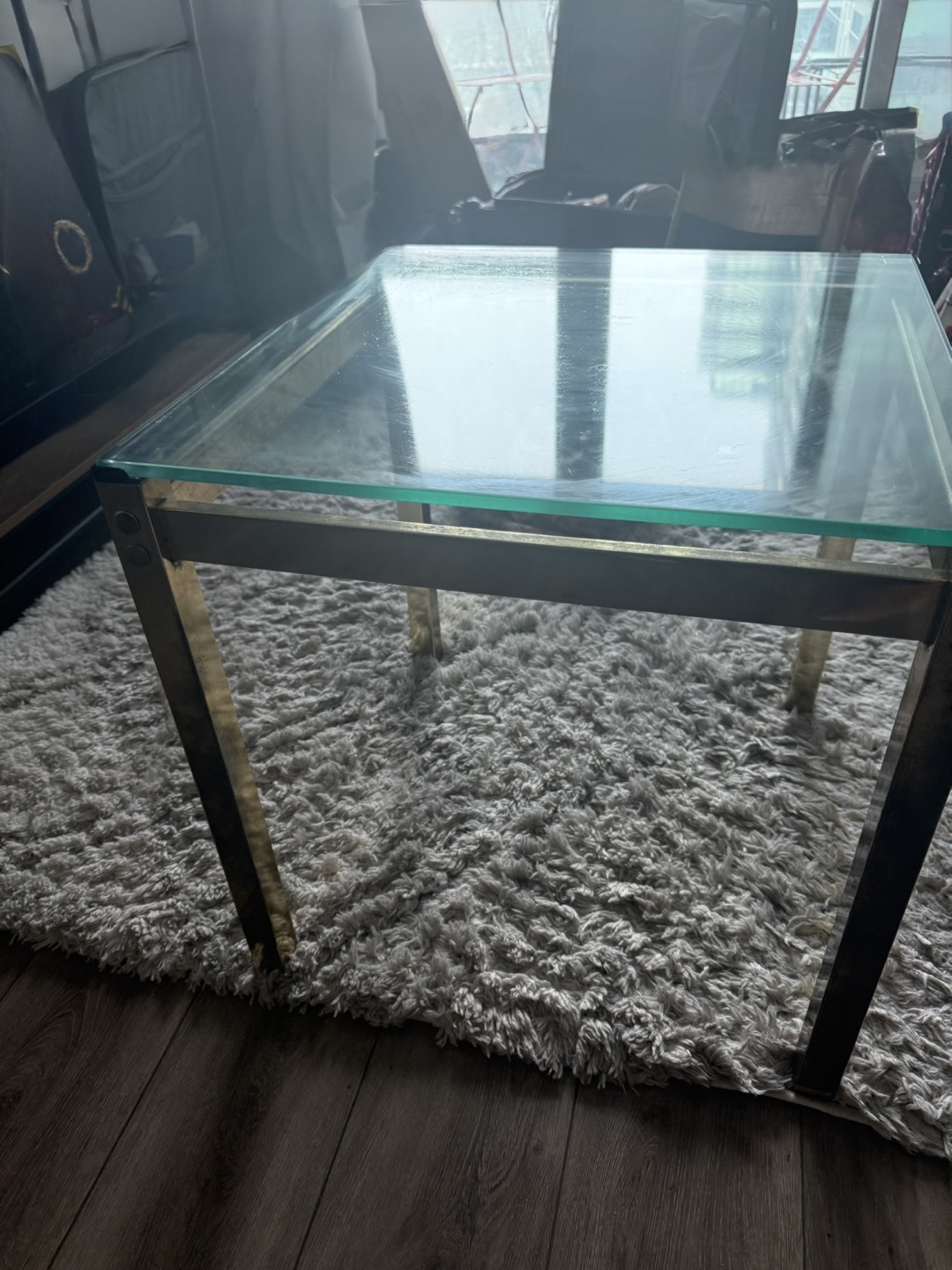 Gold and Glass Coffee Table - photo 4