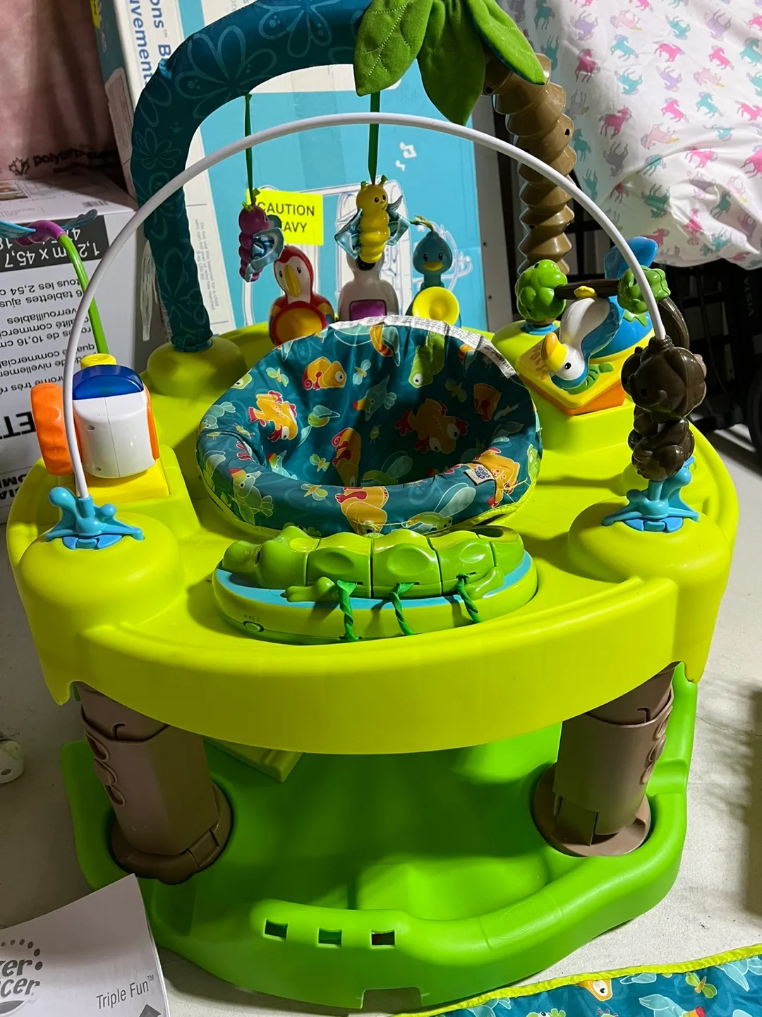 Evenflo Life in the Amazon Triple Fun Exersaucer image indicator(4)