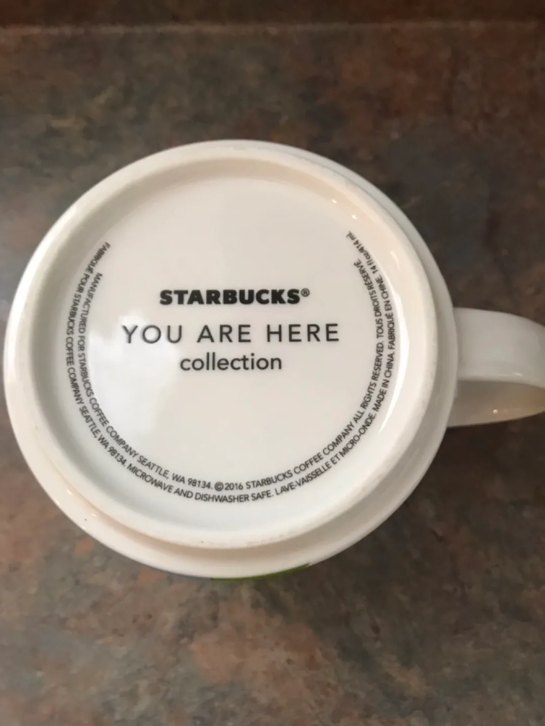 Starbucks You Are Here Edmonton Mug image indicator(3)