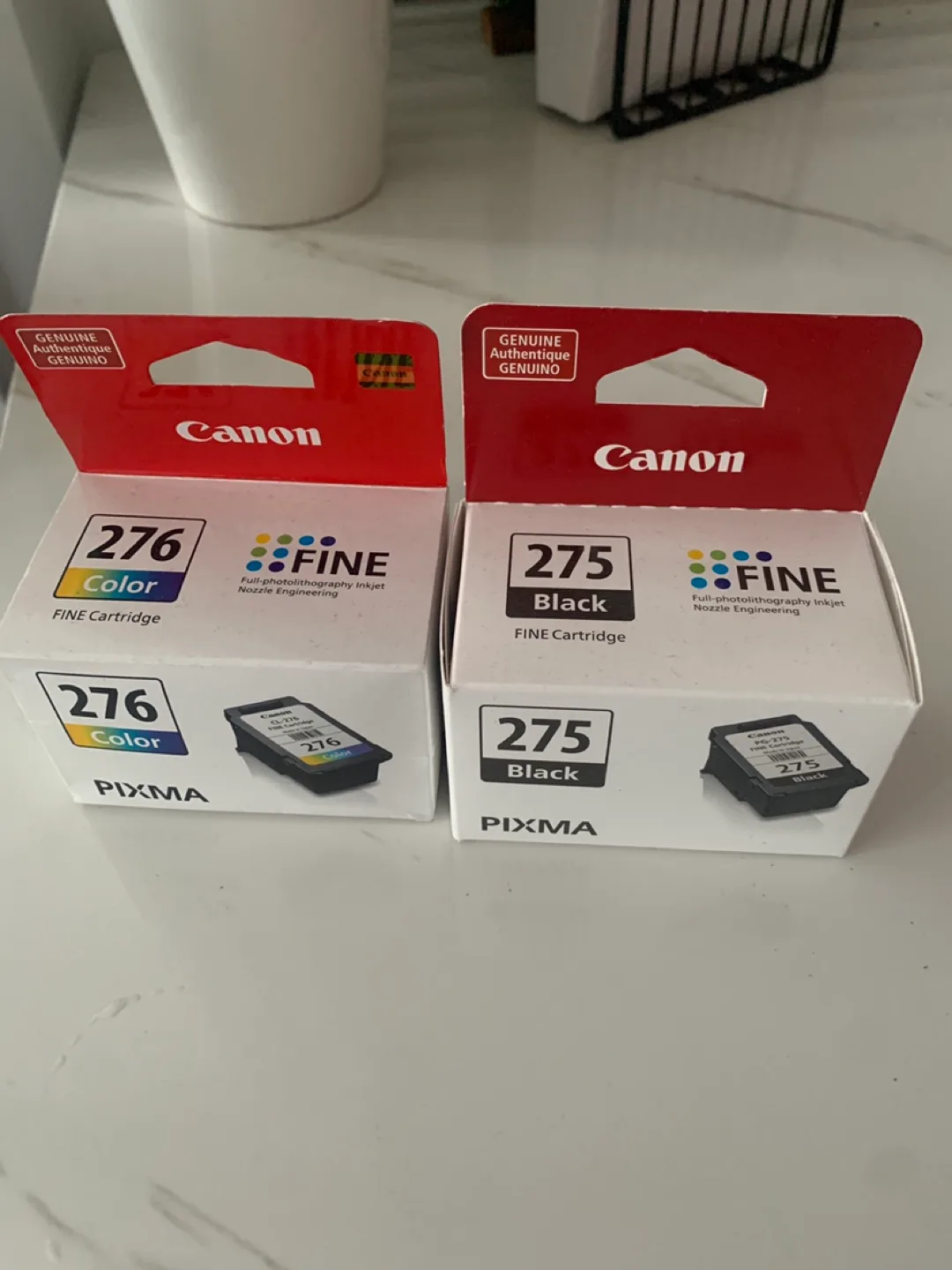 Canon PIXMA Ink Cartridges 276 Color & 275 Black thumbnail