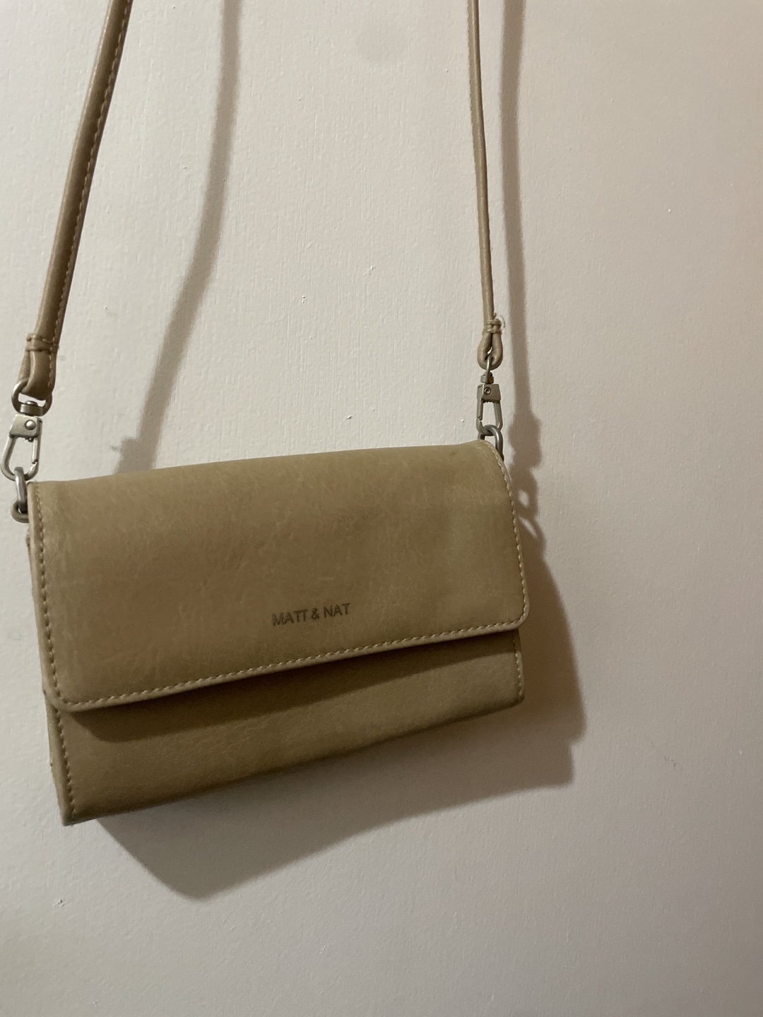 Matt & Nat Beige Crossbody Bag