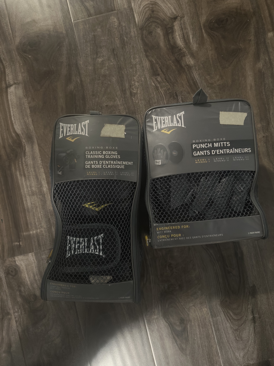 Everlast Boxing Gloves and Punch Mitts