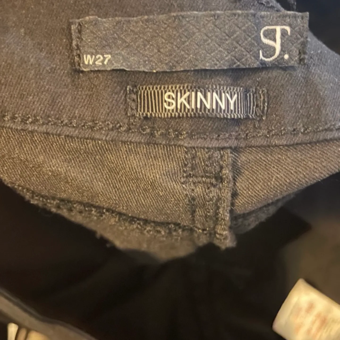 Supertrash Black Skinny Half Coated Jeans image indicator(6)