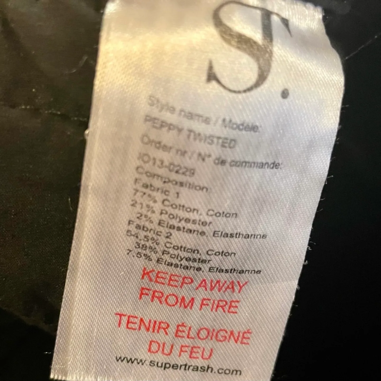 Supertrash Black Skinny Half Coated Jeans image indicator(7)