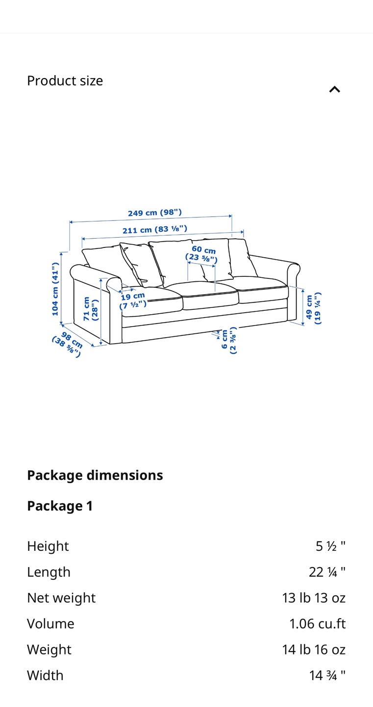 HÄRLANDA IKEA Sofa with extra seats - photo 4