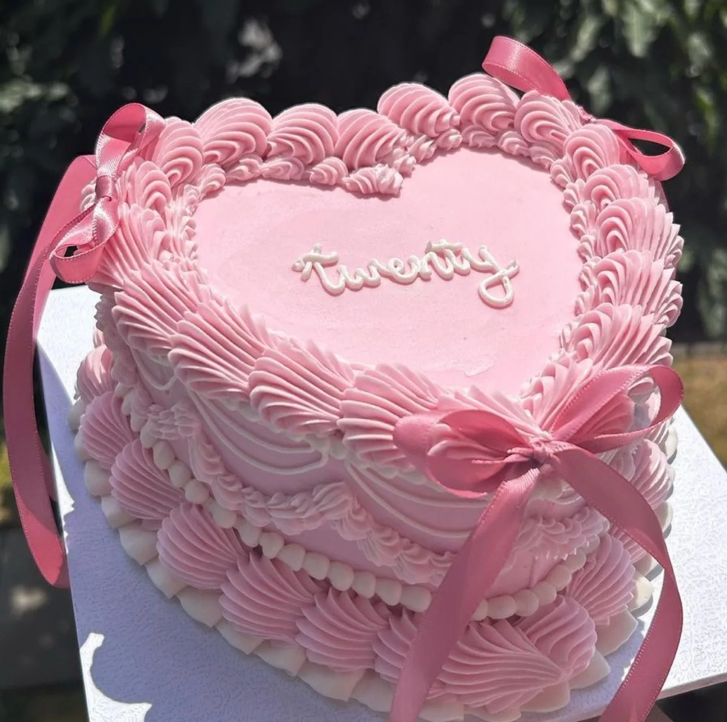 Vintage Style Pink Birthday Cake image indicator(2)