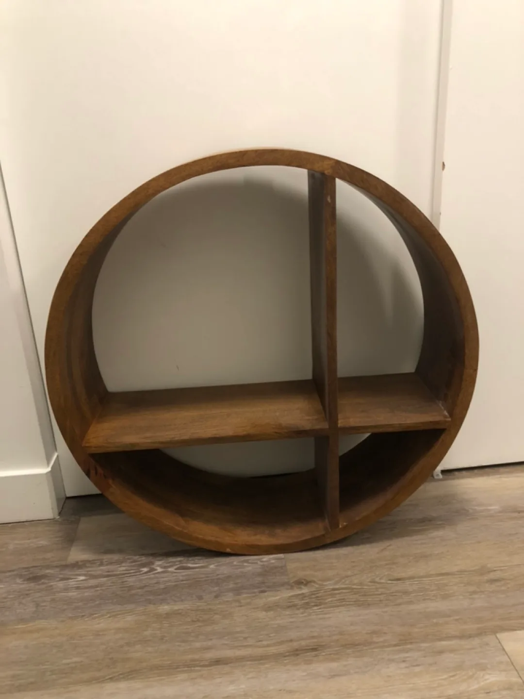 Round Wooden Wall Shelf thumbnail