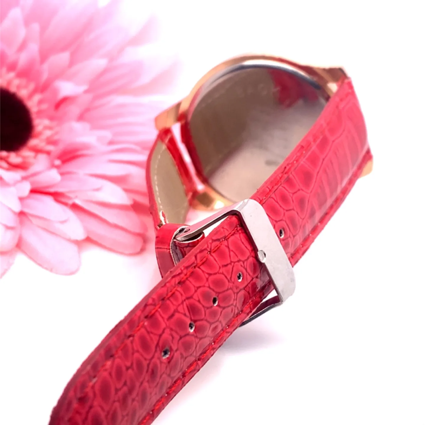 Gorgeous Gevyda Owl Watch with Red Band image indicator(5)