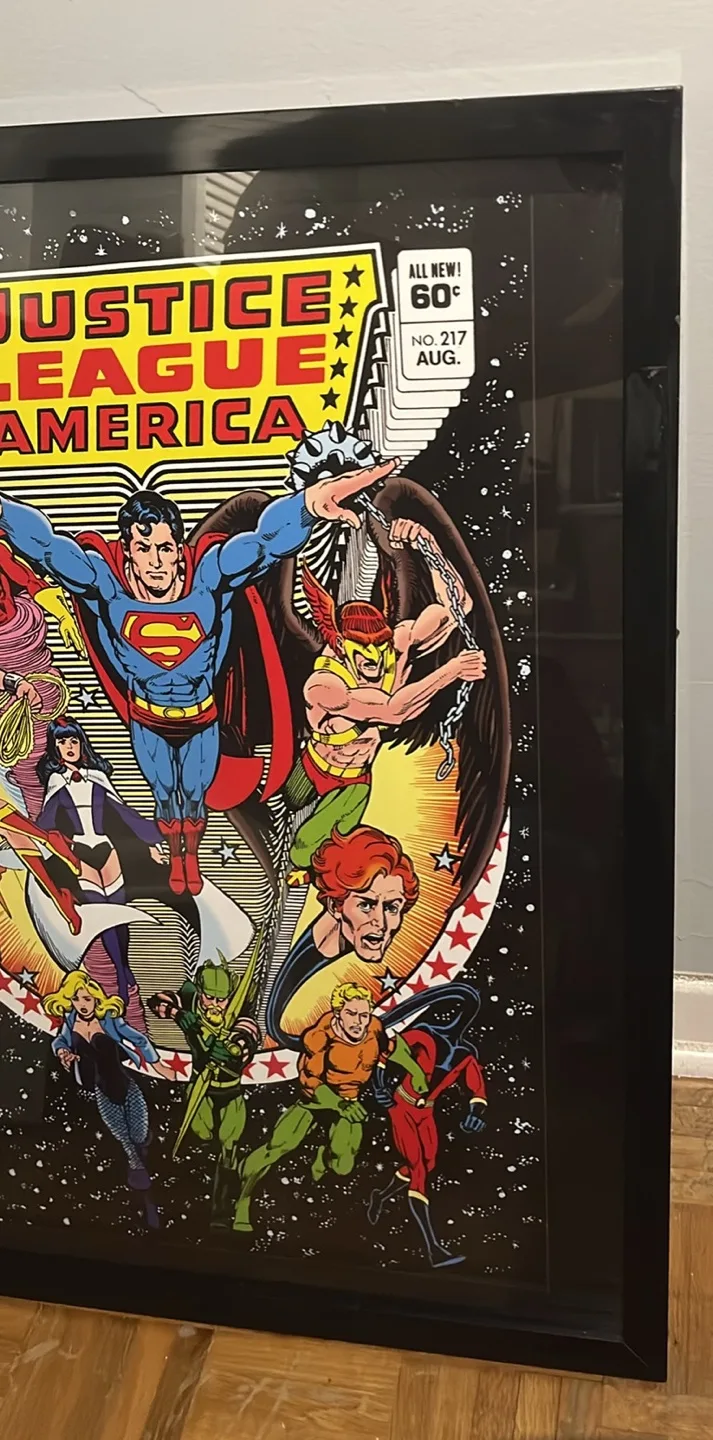 DC Comics Justice League of America Iss. No.217 frames poster image indicator(3)