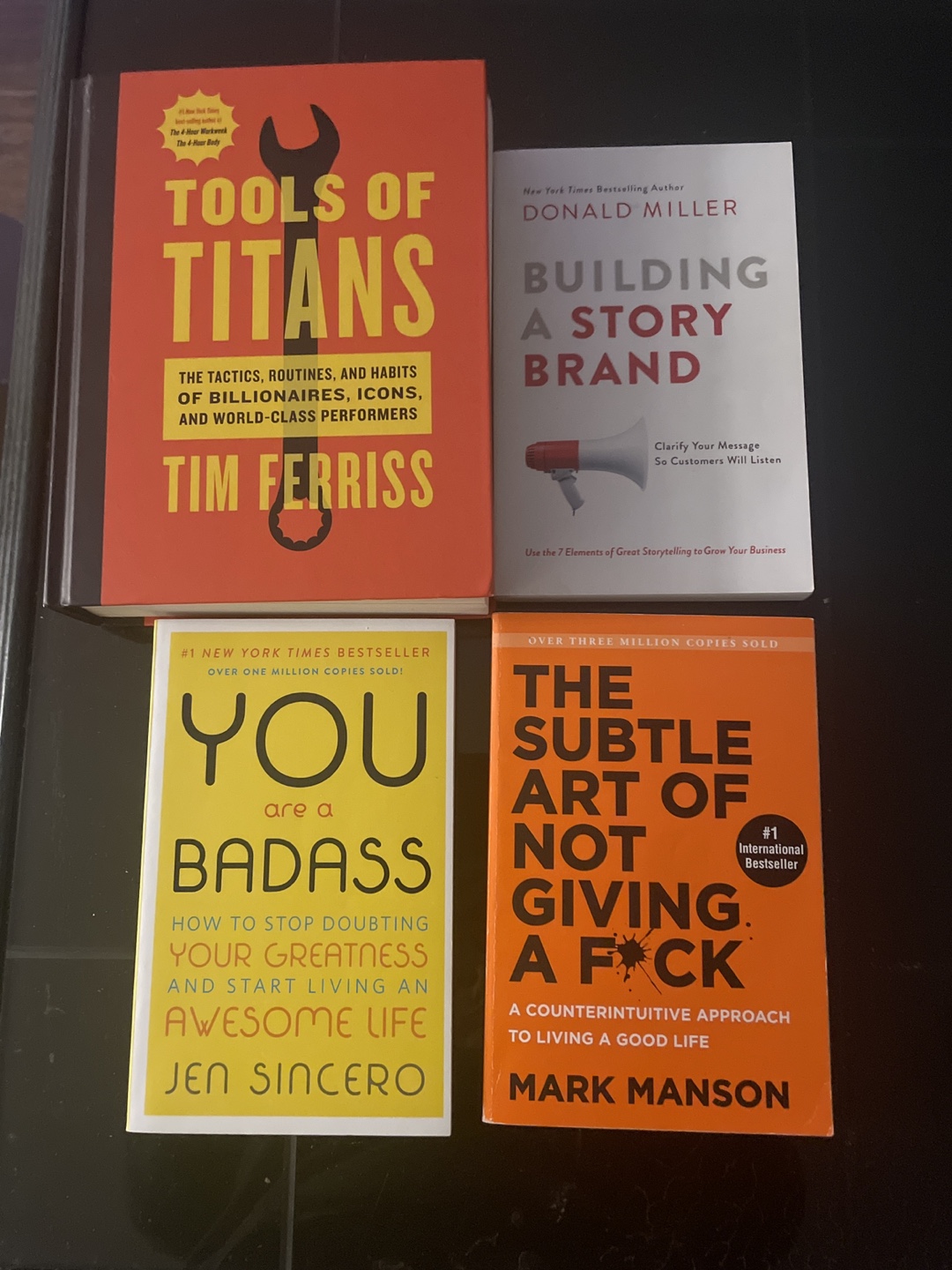 Four Self-Help Books