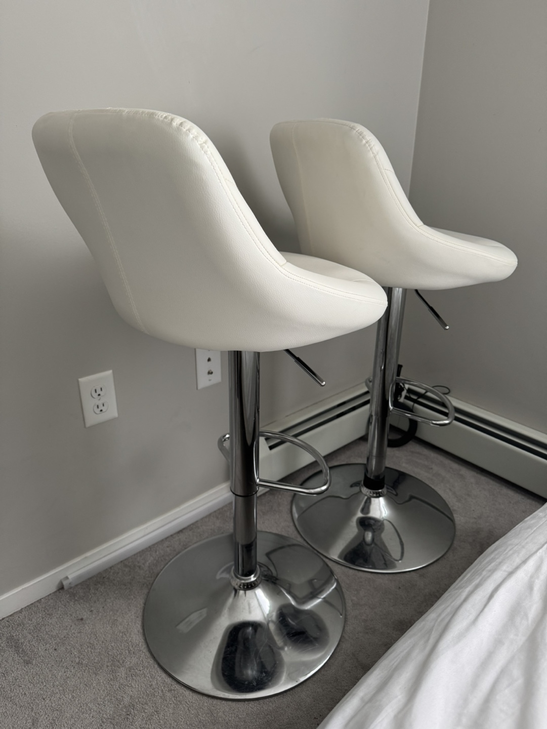 White bar stools for sale - photo 2