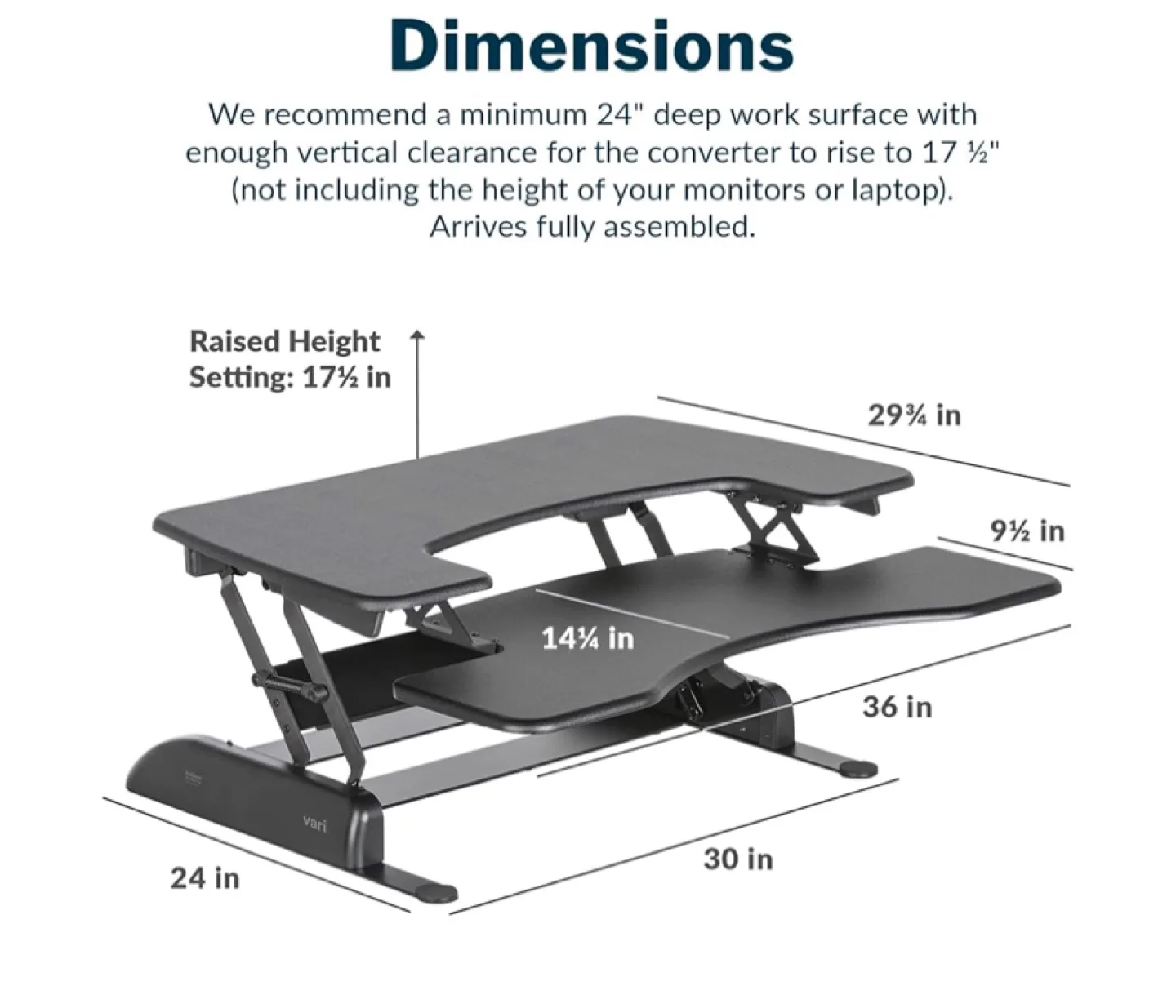 VariDesk® Pro Plus 36 Electric image indicator(2)
