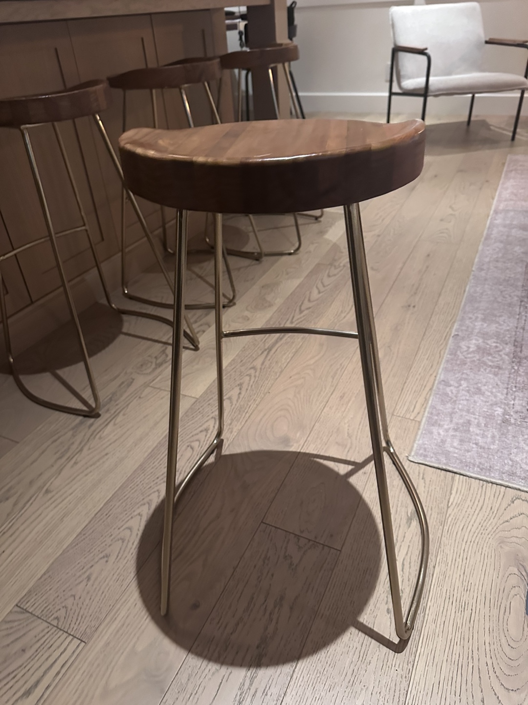 Set of Four Modern bar  Stools - photo 2