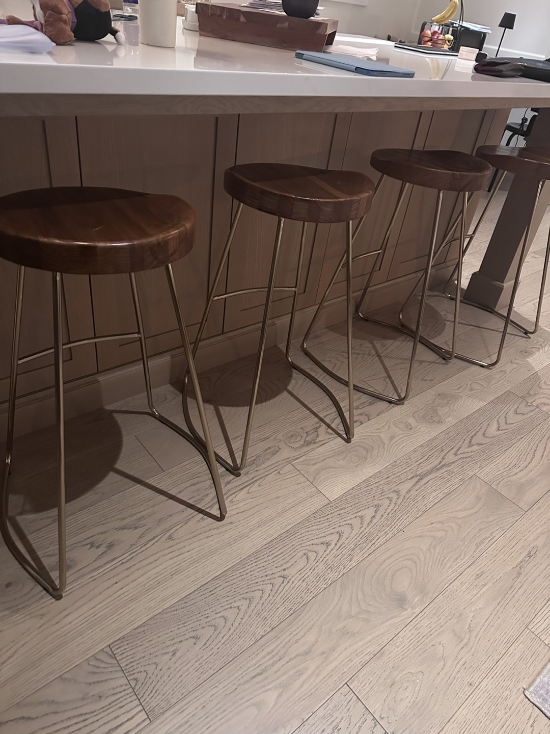 Set of Four Modern bar  Stools